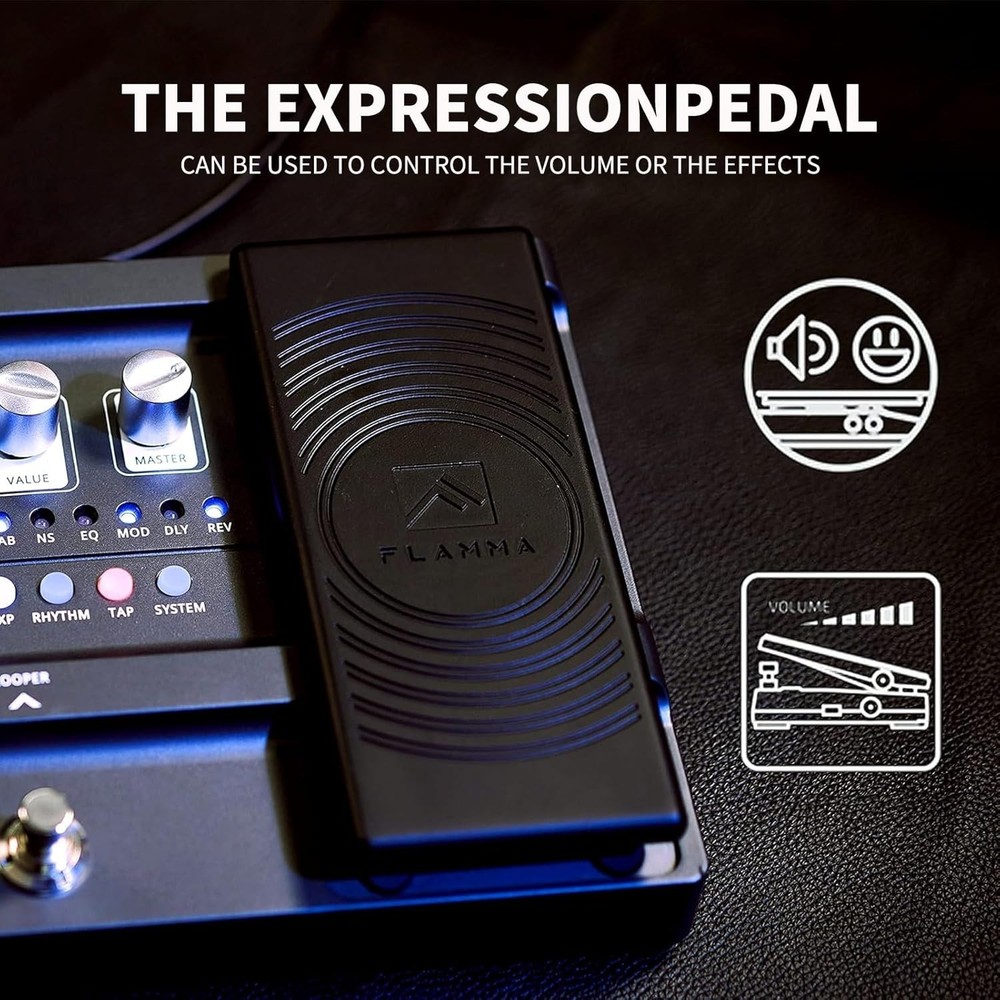 Guitar Multi-effects Pedal - 55 Amp Models, 151 Effects, OTG