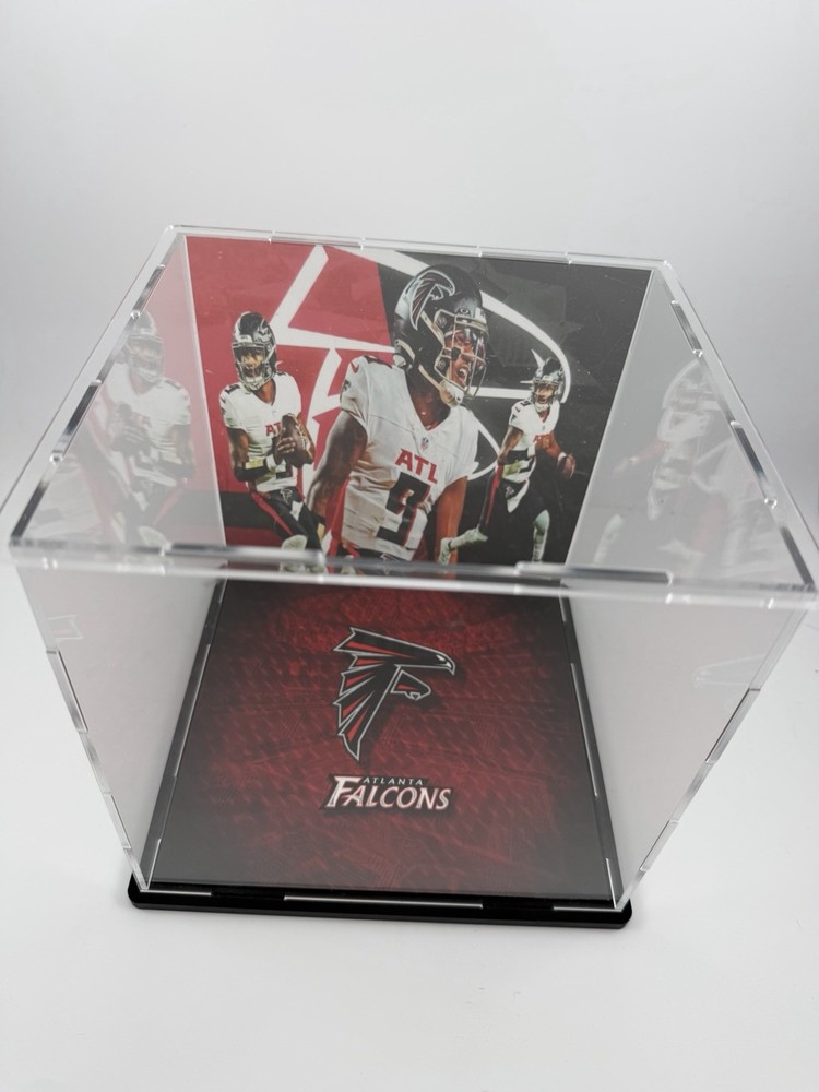 Michael Penix Custom Mini Helmet Display or Card Display - Falcons