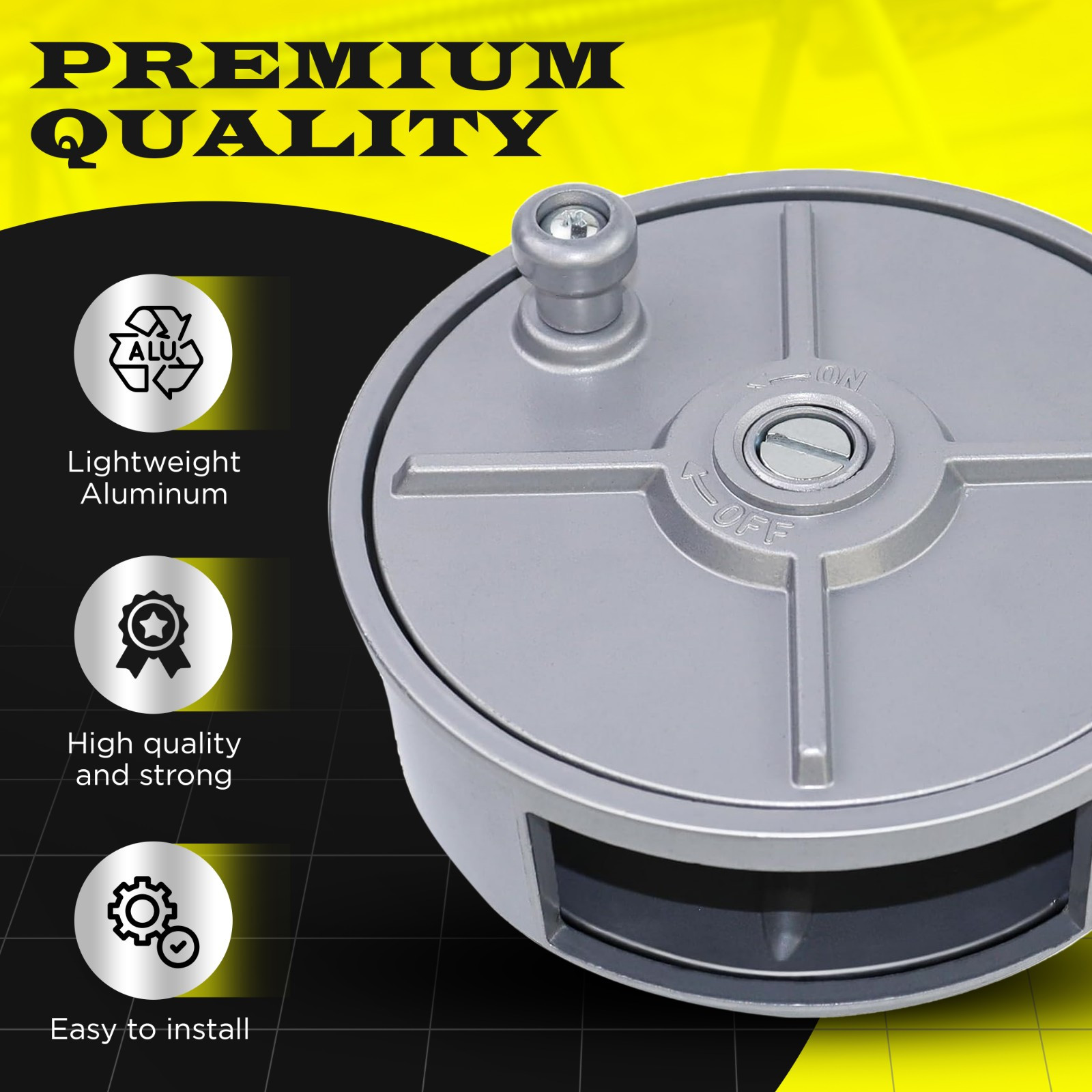 6" Aluminum Tie Wire Reel Coil Uncoil Cord Holder Lightweight High Quality!