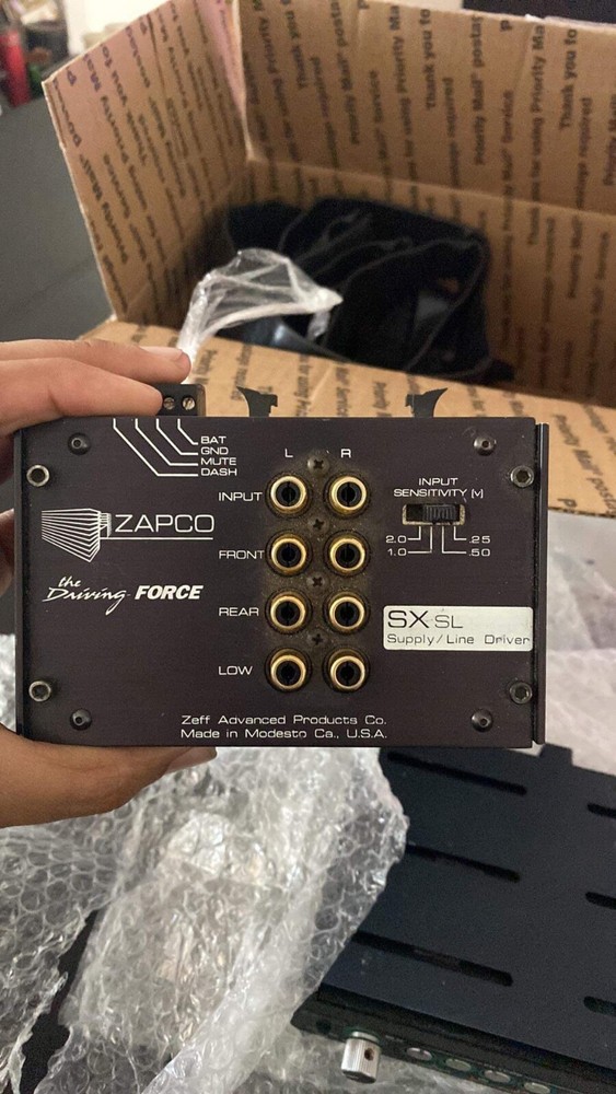 used zapco equalizer