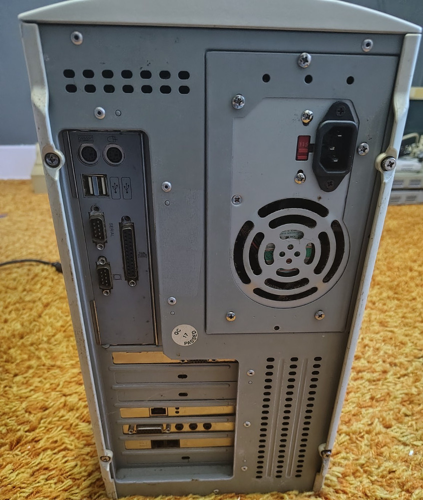 Acer Tower Desktop PC Gray w/ Optical Drive USB 2.0 PS/2 Serial Parallel