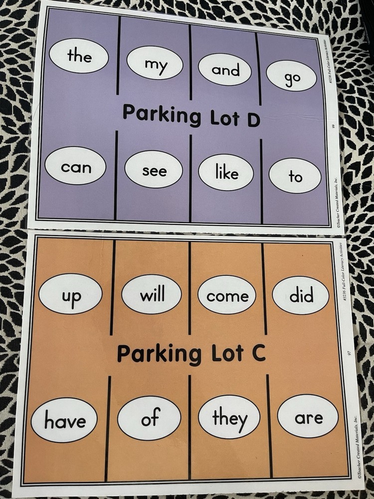 Sight Word File Folder Game