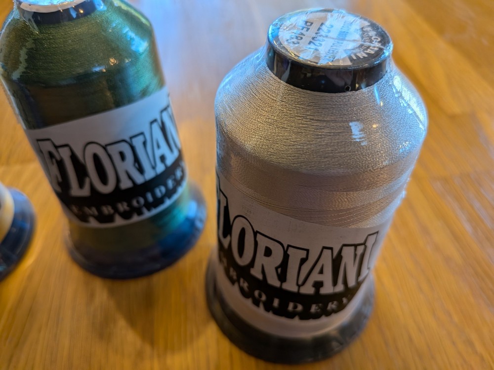 4 Floriani Embroidery Thread 5000m / 5500 Yards 100% Polyester Machine #B
