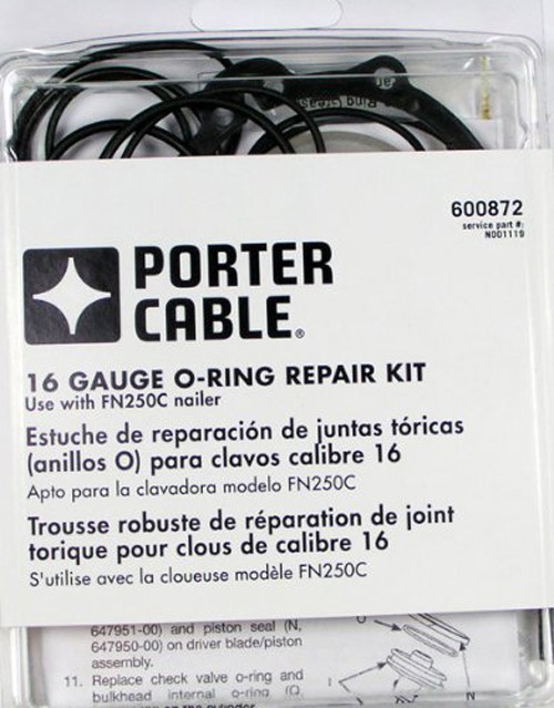 Porter Cable FN250C Replacement (2 Pack) O-Ring Repair Kit