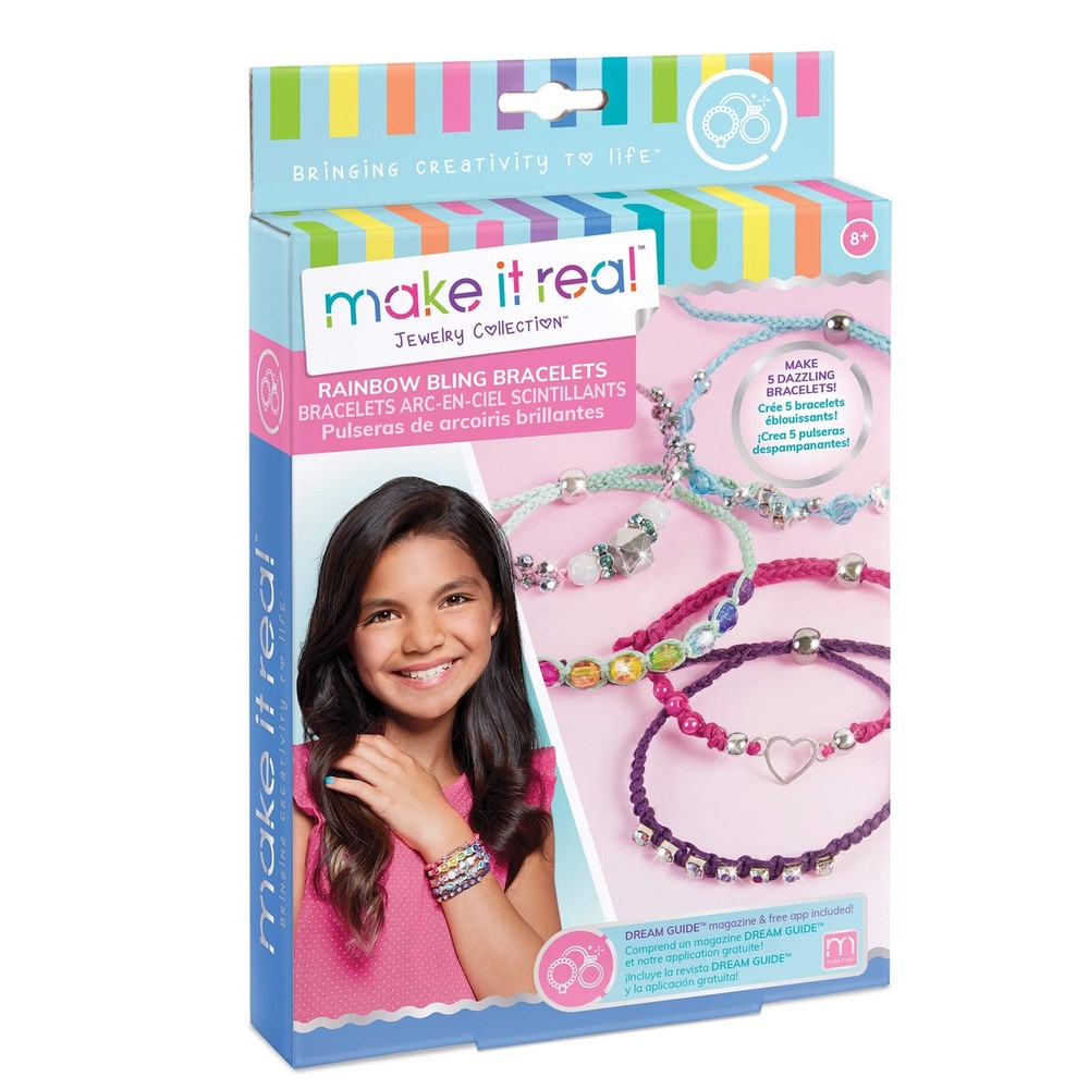 Make It Real: Rainbow Bling Bracelets Kit - Única,