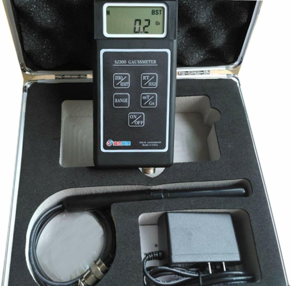DC Surface Magnetic Field Tester Gauss Meter Teslameter 0-200mT~2000mT