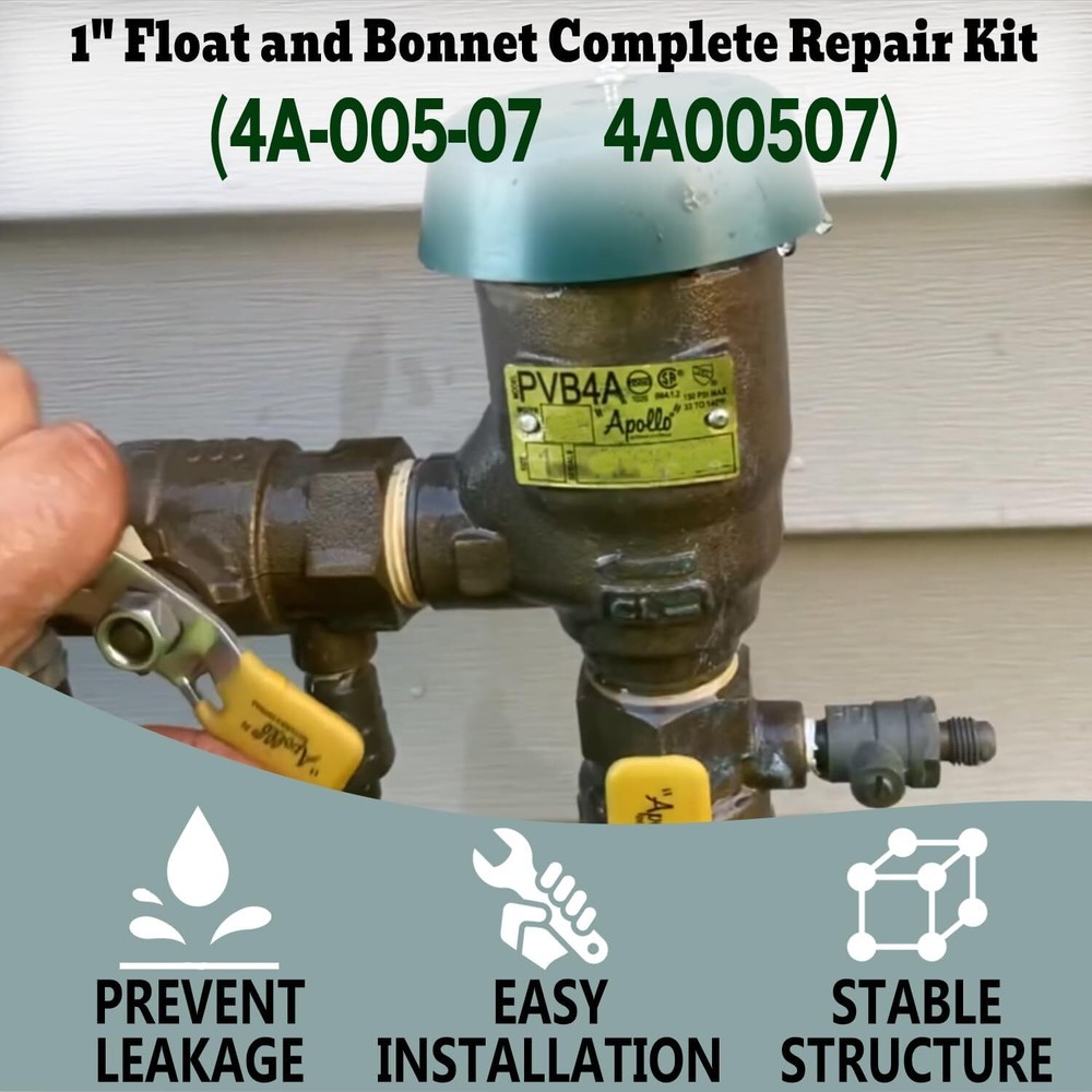 1" Float and Bonnet Complete Repair Kit 4A00507 for Apollo Backflow Preventer