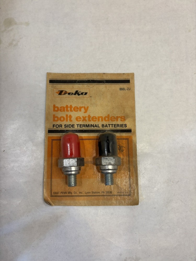 2 PACK Deka Side Post Bolt Extender Battery Cable Accessories866L-2J (WP28)
