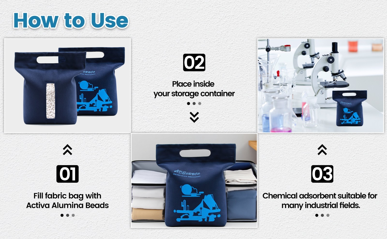 8 LBS Adsorbco Activated Alumina Desiccant with 2 bags