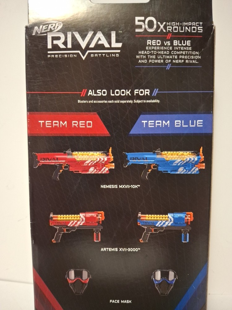 NERF RIVAL NERF50X 50 Round Refill Pack Team Blue - Worn Box
