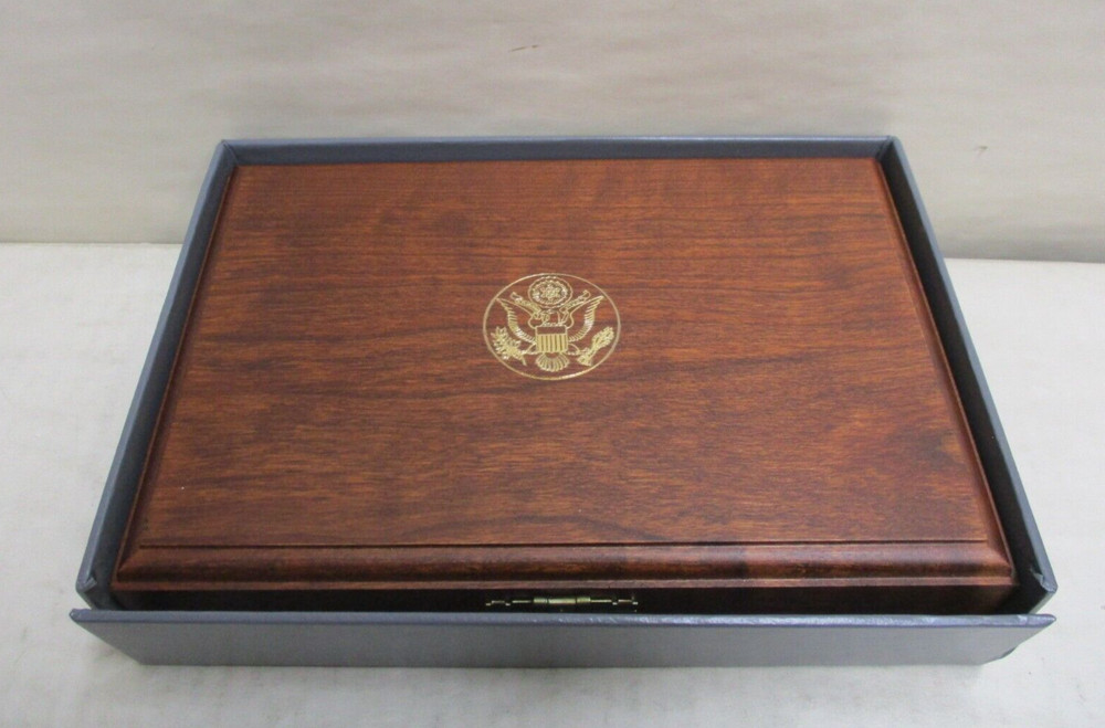 EMPTY BOX & COA for 1991 Mount Rushmore US Mint 6-Coin Proof & Uncirculated Set