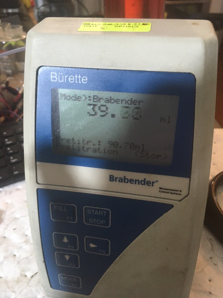 BRABE NDER UNIVERSAL BURETTE  50ML used