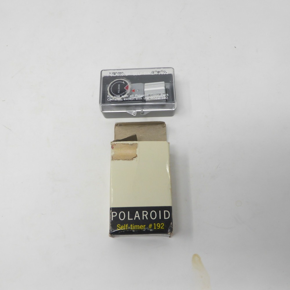 Polaroid 210 Land Camera Flash Hard Case Manuals Self Timer BUNDLE