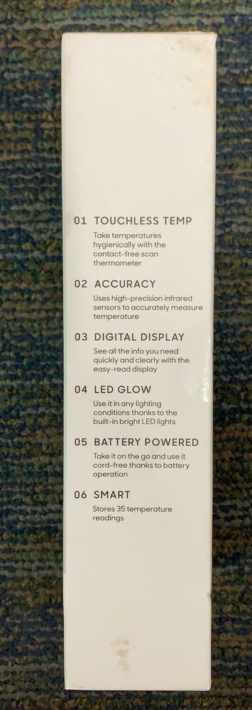 SHARPER IMAGE Touchless Thermometer (SEALED)
