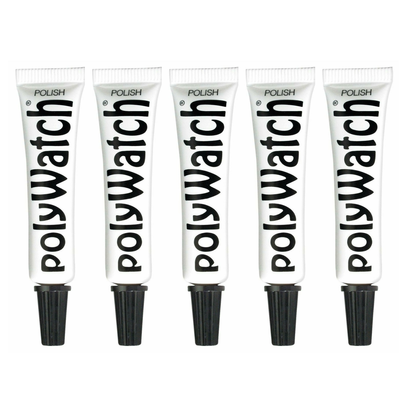 5 PK POLYWATCH Scratch Remover Polish Watch Plastic / Acrylic Crystal Glass - 5g