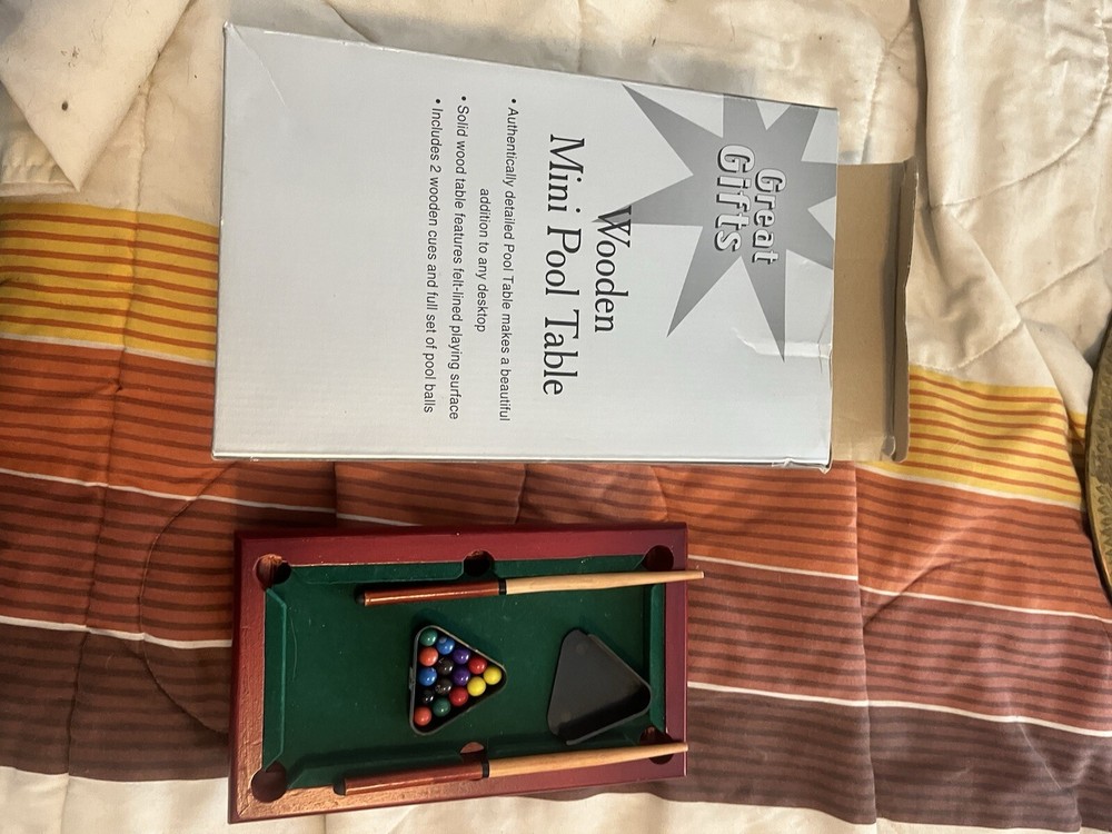 Wooden Mini Pool Table