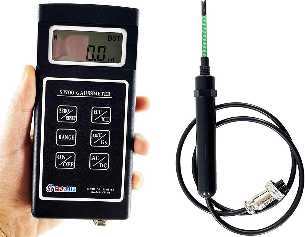 AC DC Surface Magnetic Field Detector Teslameter Tesla Meter Gauss Meter