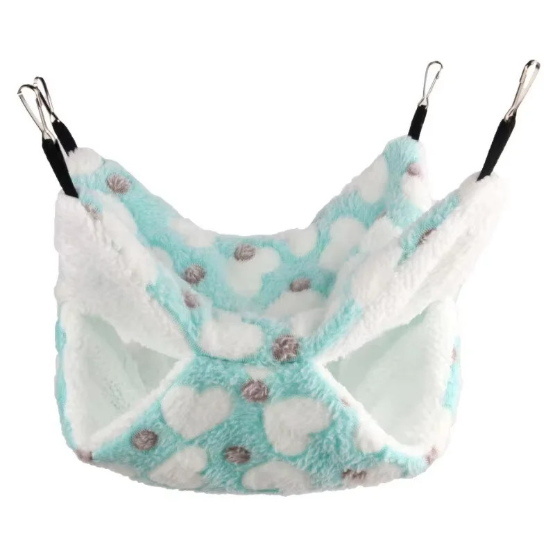 1PC Winter Warm Double-Layer Hammock Small Pet Hammock Suspended Squirrel Sleepi