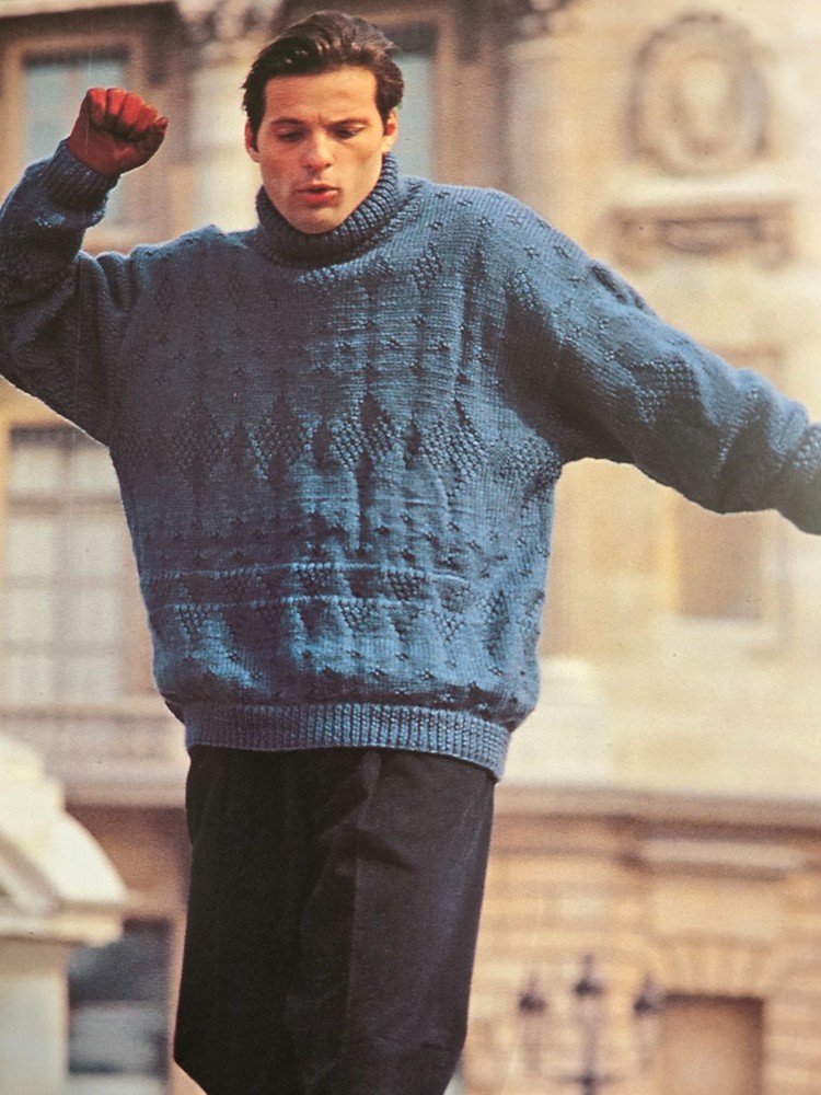 Phildar Knitting Pattern Magazine - Men - 18 Patterns
