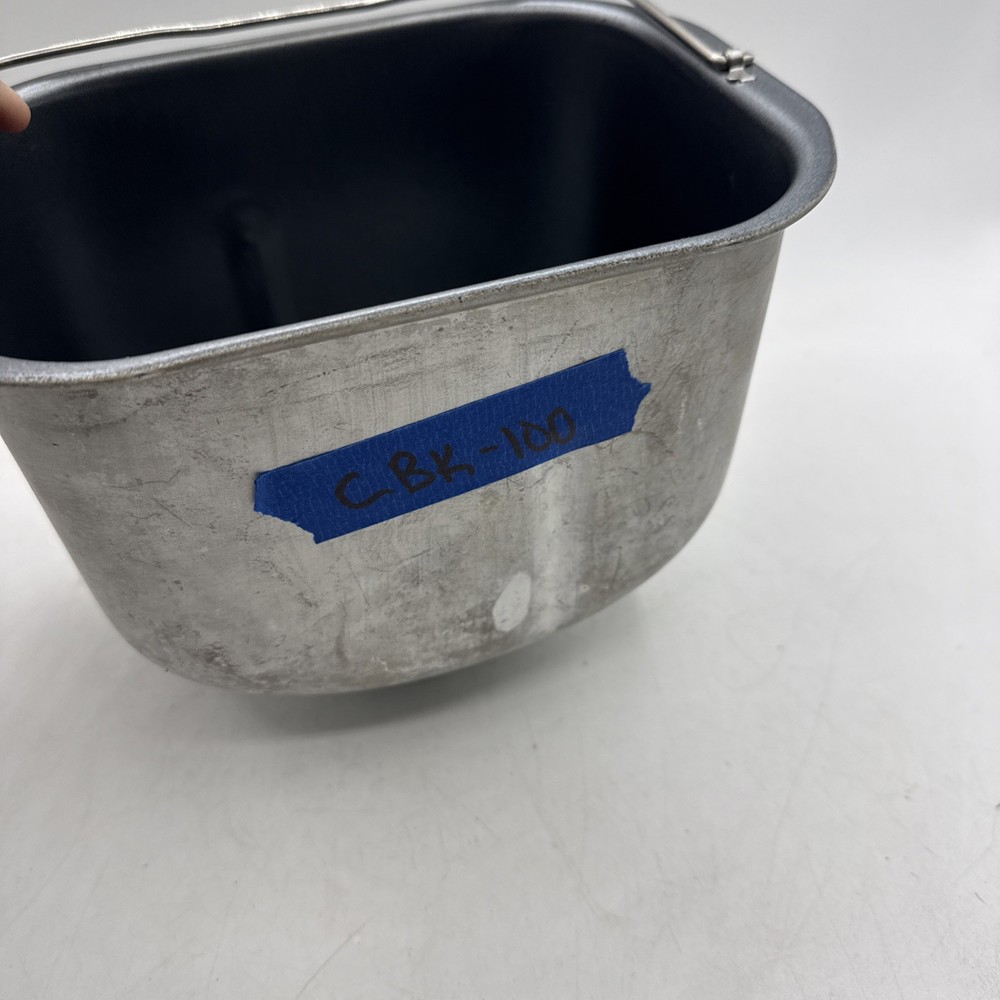 Cuisinart CBK-100 Replacement Removable Bread Pan Handle & Paddle Used