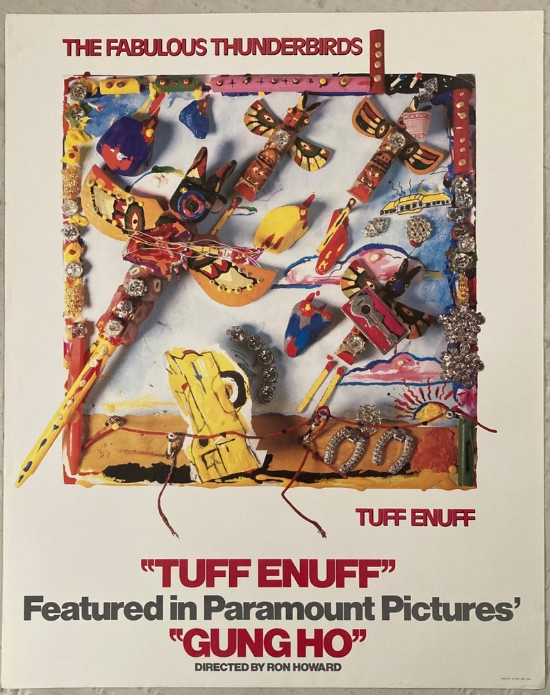 The Fabulous Thunderbirds 1986 Promo Poster Tuff Enuff Jimmie Vaughan B