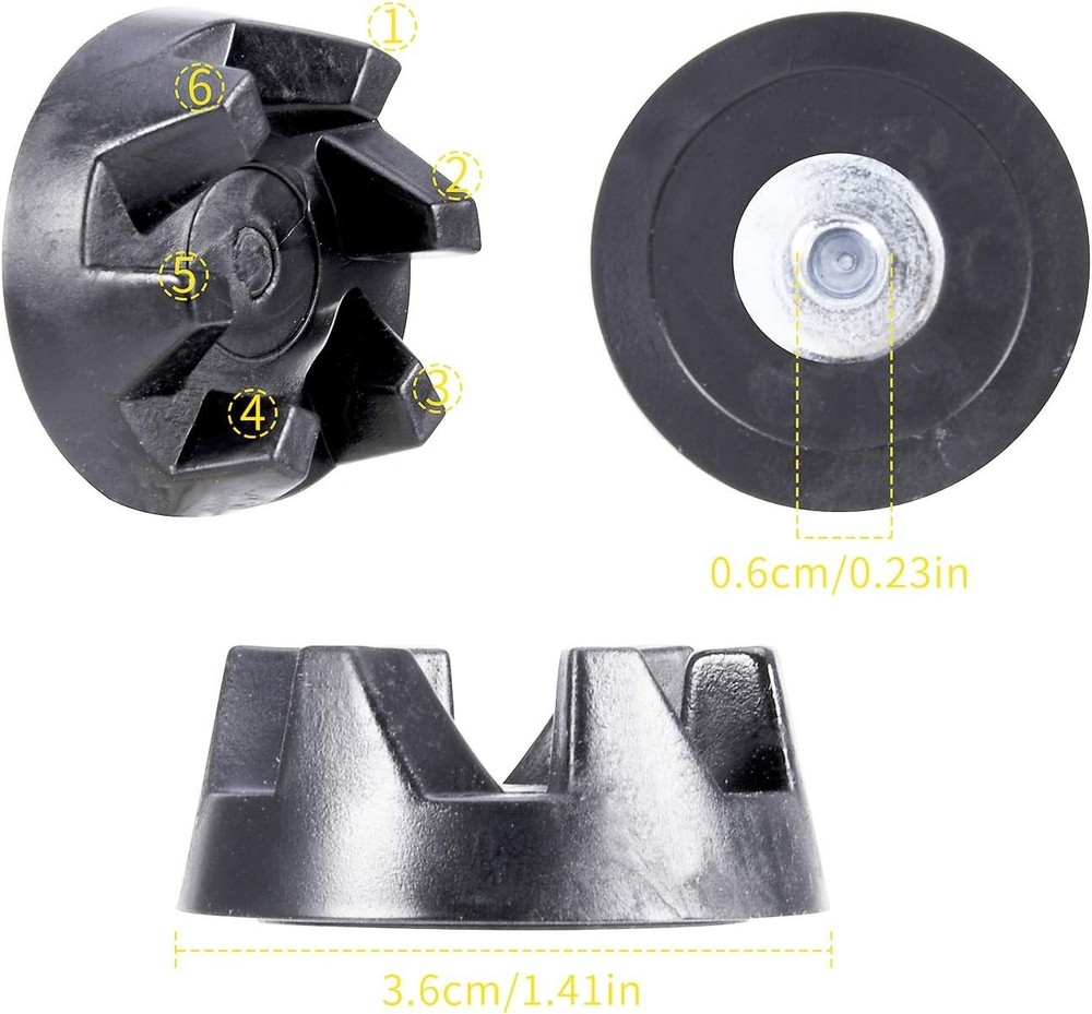 High-Quality Blender Drive Coupling 9704230 & Spanner - Fits Multiple Models