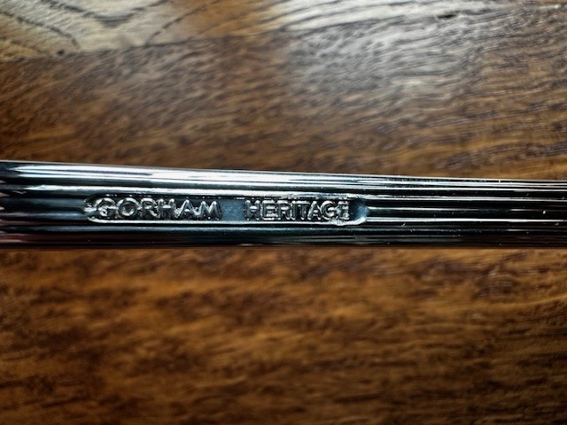 Vintage Gorham Heritage 13" Silverplate Ladle YH-501 Made in Italy MINT Cond.