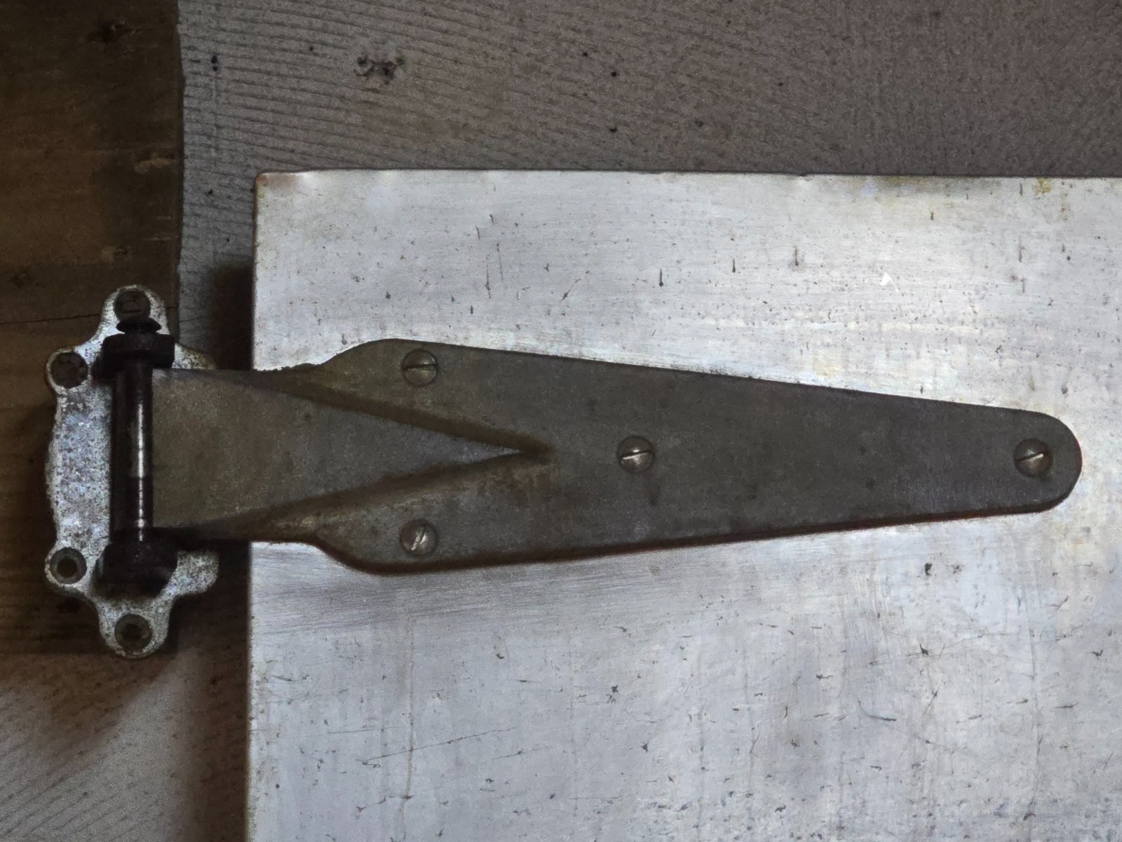 Vintage Ajax Philadelphia Walk-In Cooler Freezer Door Industrial Steel w Hardwar