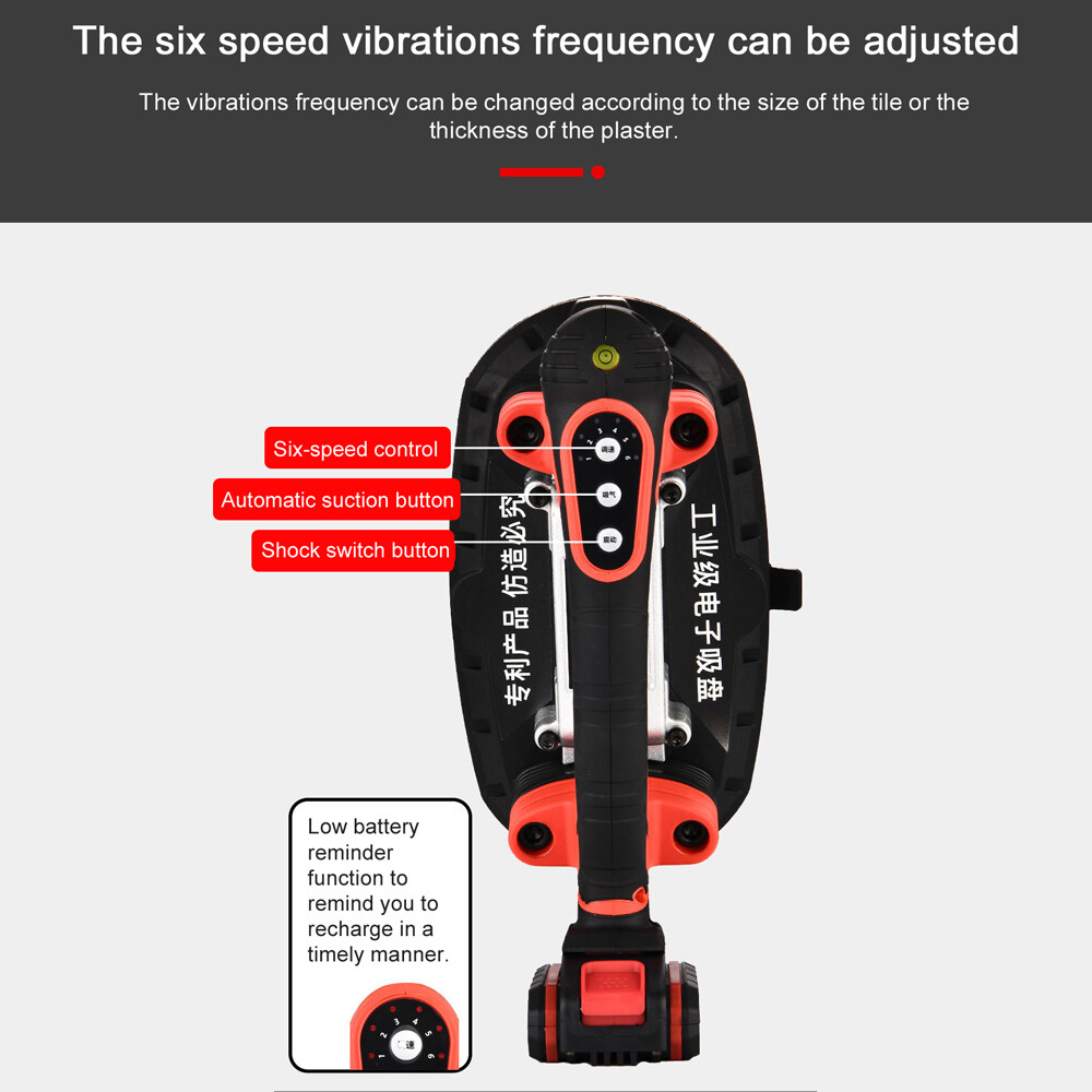 Handheld Tiles Vibrators Electric Tiling Tiles Machine Tile Installation Y4K5