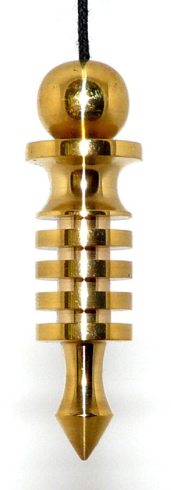 Isis Brass Medium Professional Dowsing Healing Pendulum