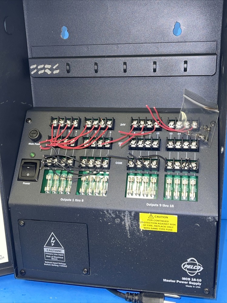 PELCO MASTER POWER SUPPLY MCS16-10