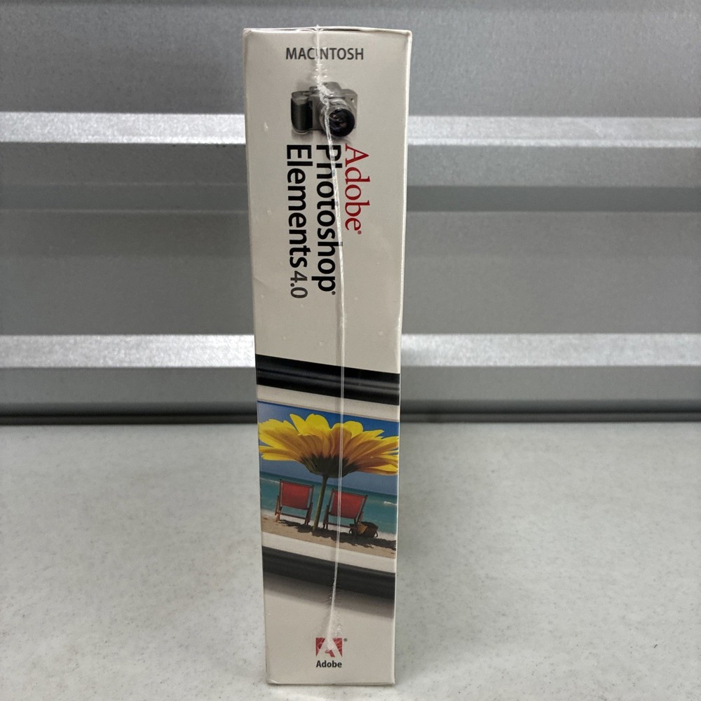 2006 Adobe Photoshop Elements 4.0 for Mac NOS/ Sealed