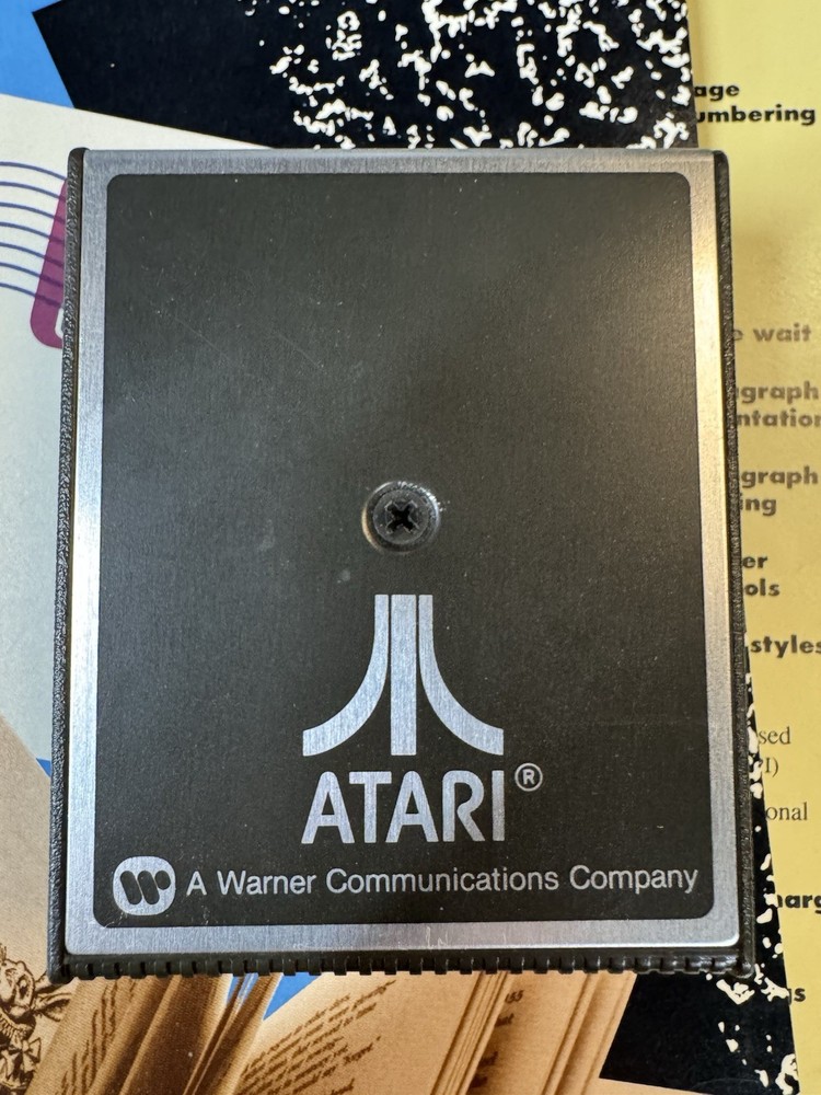 Atariwriter - A Word Processor for Atari 400/800, 1982 Complete In Box w/Manual