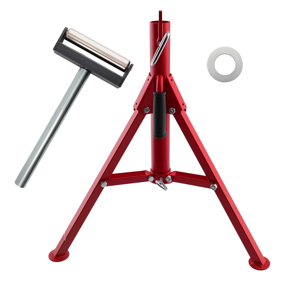 Adjustable Roller Stand 2500lbs Triangular Base 27.6-52in Height for Sanders