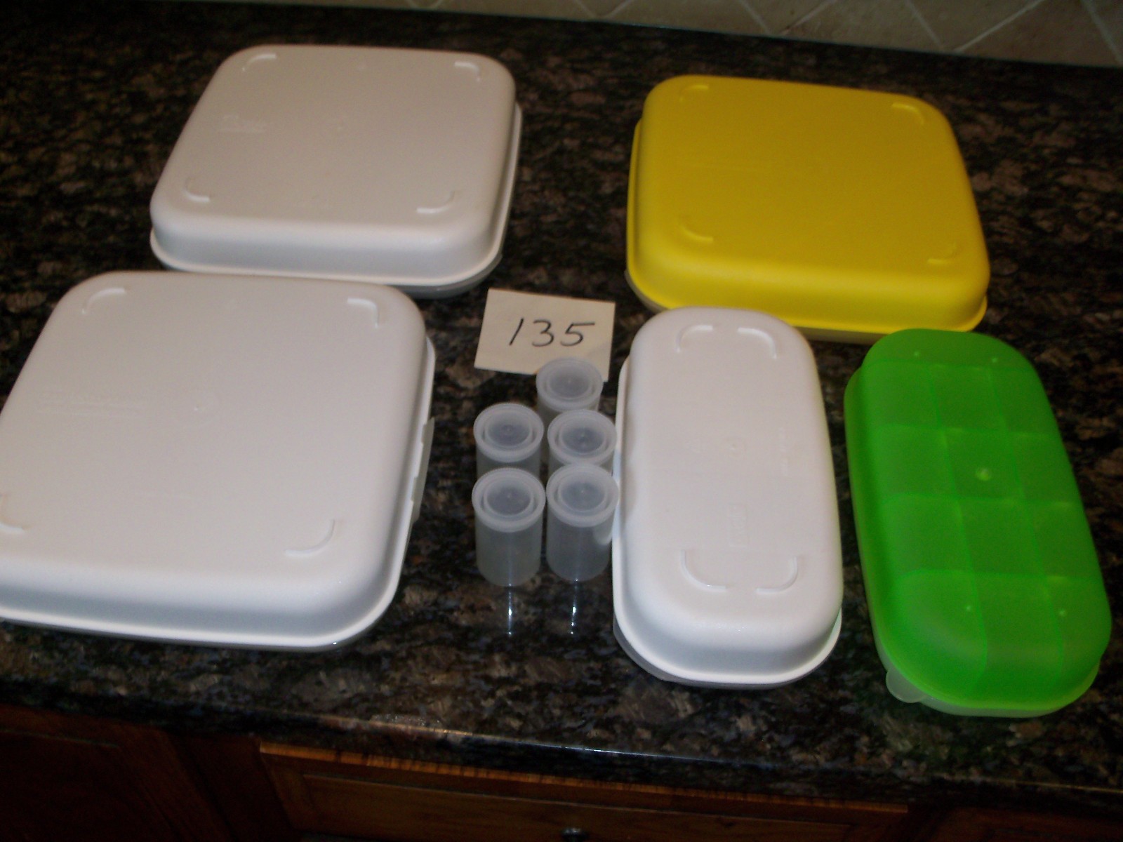 5 Eagle Craftstor Craft storable Square Divided Tray Storage Craft Bin Container