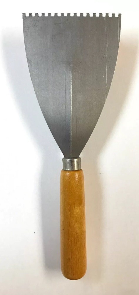 Notched 3” Spatula Putty Knife