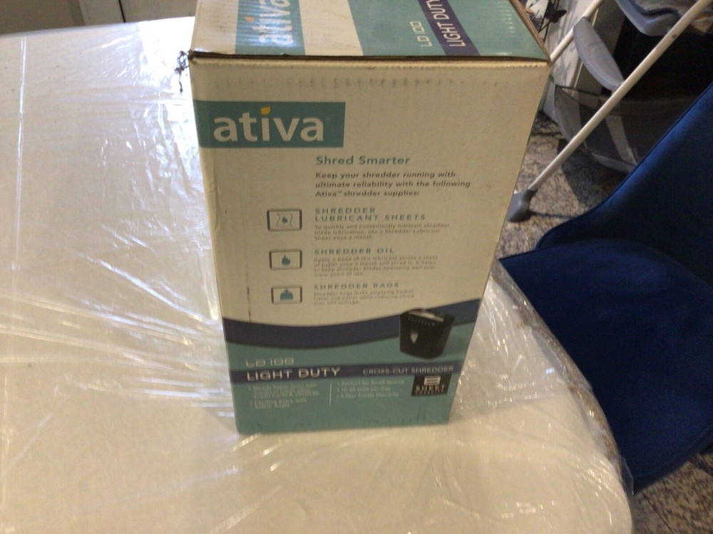 ATIVA 8sheet paper shredder Model LD100