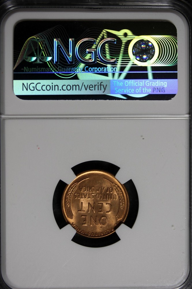 1955 - S NGC MS66RD LINCOLN CENT!! #B24428