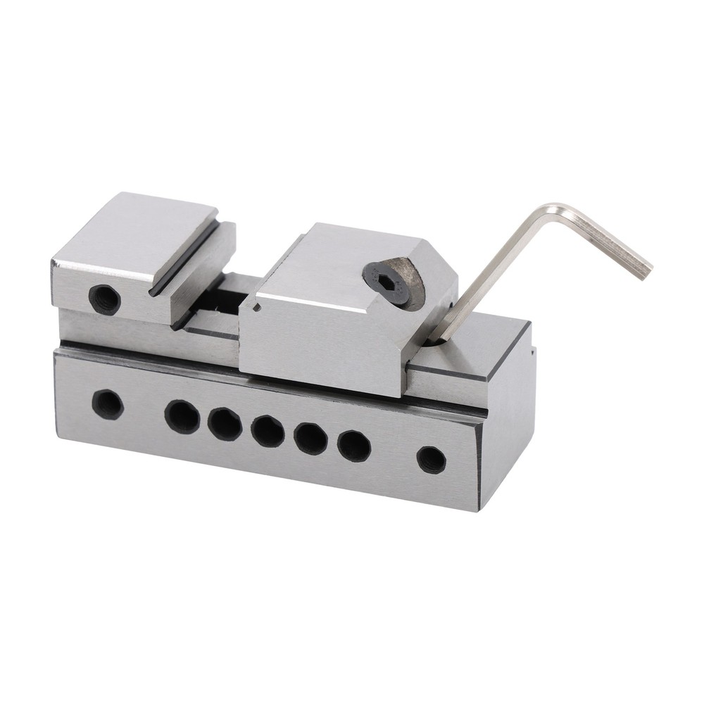 Toolmaker Screwless Vise 1'' Precision Grinding Mini Insert Vise .0002'' Steel