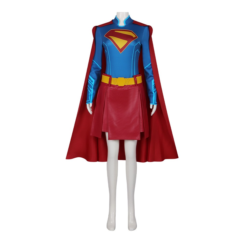 Cosplay Supergirl Woman of Tomorrow Costumes Cloak Superhero Halloween Suits