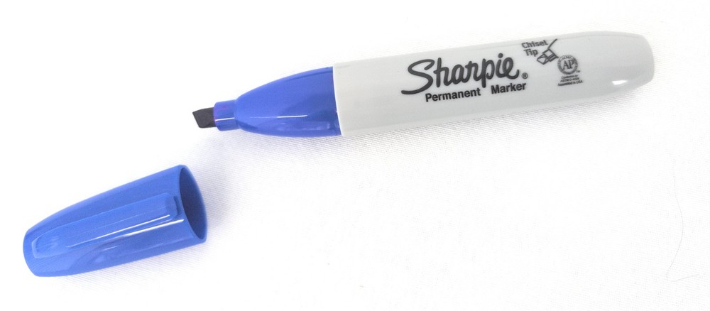 Sharpie Markers: 10ct Permanent Marker Lot: Chisel Tip MULTI-COLOR Thick Barrel