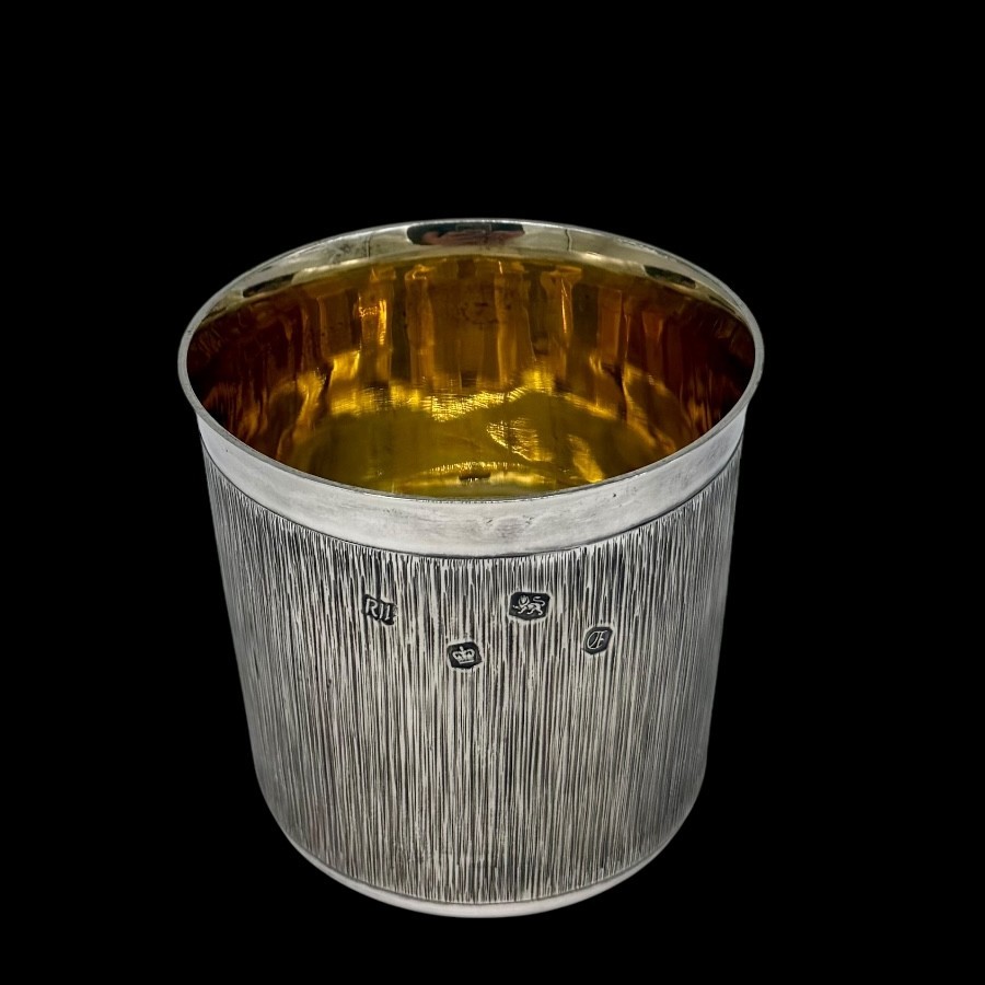 Modern Sterling Silver Beaker Sheffield 1973