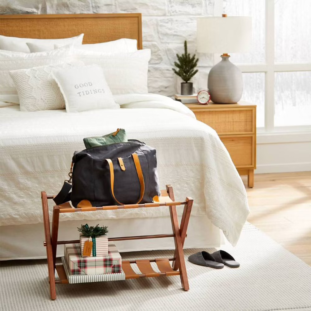 Resin Table Lamp Gray (Includes LED Light Bulb) - Hearth & Hand