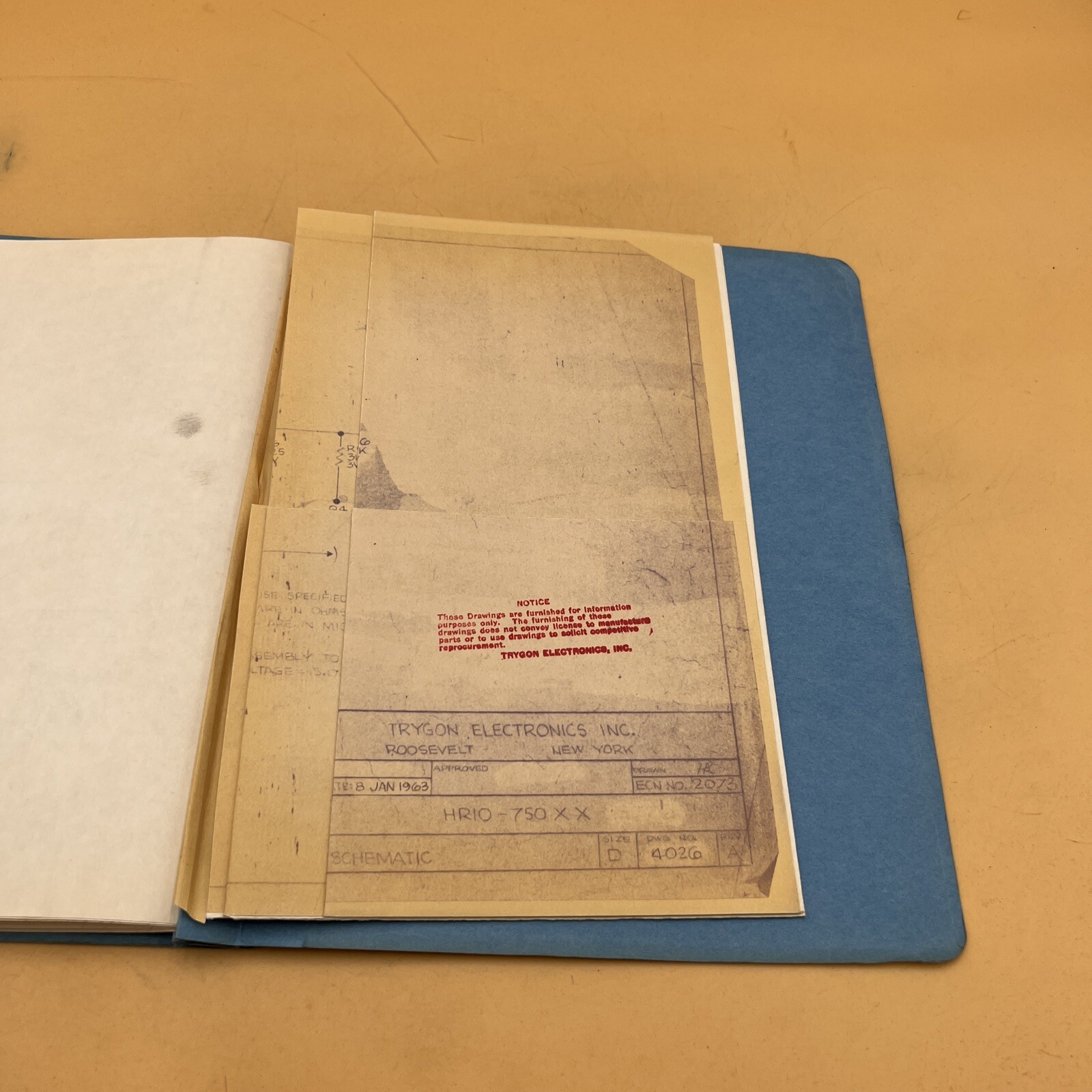 1965 Trygon Electronics Model HR10-750 XX Instruction & Maintenance Manual Book