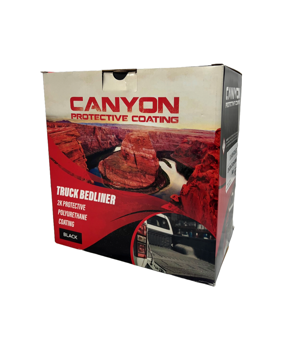 Canyon Truck Bed Liner Black, 4 Liter Kit Sprayable and Brushable
