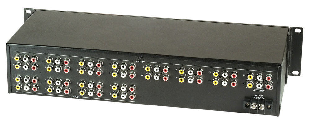 CD816AVP (CD816AP) Programmable 8 input 16 Output AV Distributor