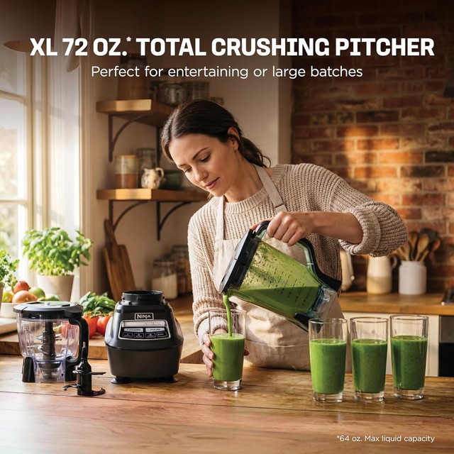 Ninja BL770 Kitchen System Blender Food Processor 1500W