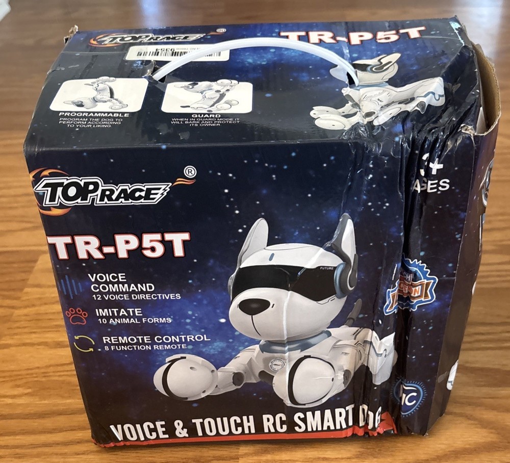Interactive Programable Smart Robot Dog Rechargeable Voice Guard Mode Imitation