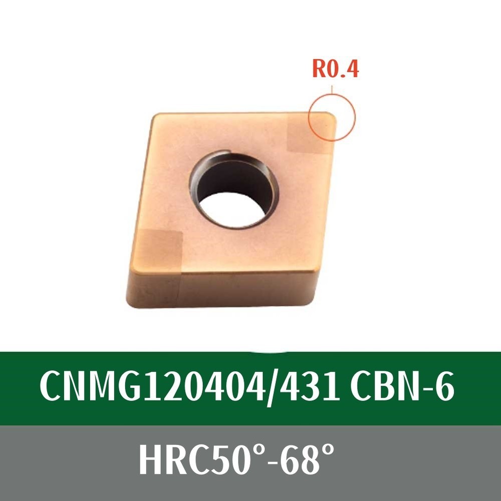 2pcsCubic Boron NitrideCarbide Inserts Composite coating for high Speed Finishin