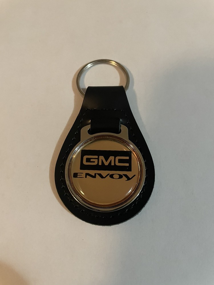 GMC Envoy Keychain Black Leather Key Chain